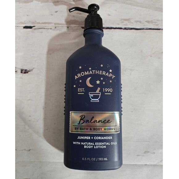 NEW Bath & Body Works Balance Juniper Coriander Body Care Lotion Aromatherapy - Picture 1 of 2